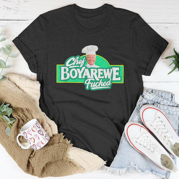 Vintage Chef Art Boyardee Anti Joe Biden T-Shirt Personalized Gifts
