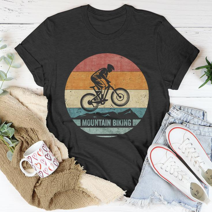 Vintage Retro Downhill Mountain Bike Mtb Mountain Biking Gift Unisex T-Shirt Unique Gifts