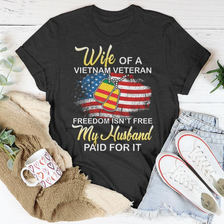 Wife Of Viet Nam Veteran Unisex T-Shirt Unique Gifts