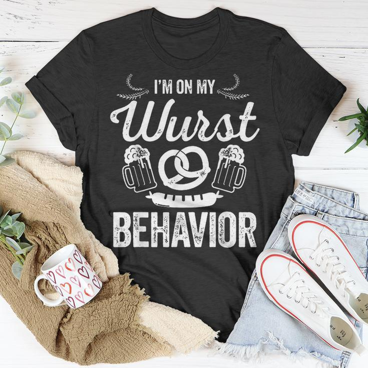Wurst Behavior Oktoberfest German Festival T-shirt Personalized Gifts