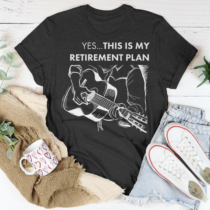 Yes This Is My Retirement Plan Guitar Tshirt Unisex T-Shirt Unique Gifts