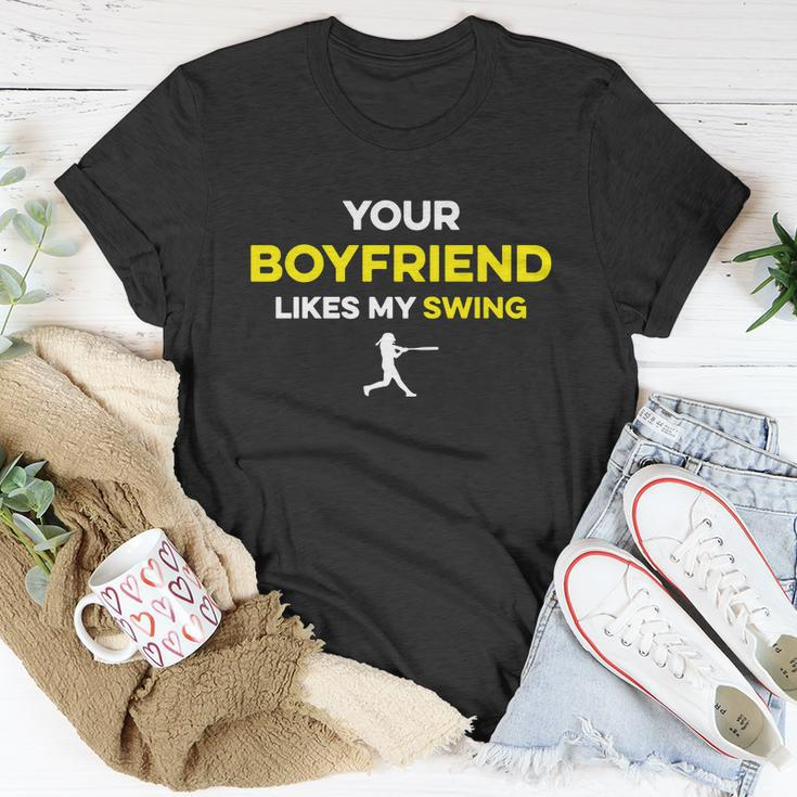 Your Boyfriend Likes My Swing Unisex T-Shirt Unique Gifts