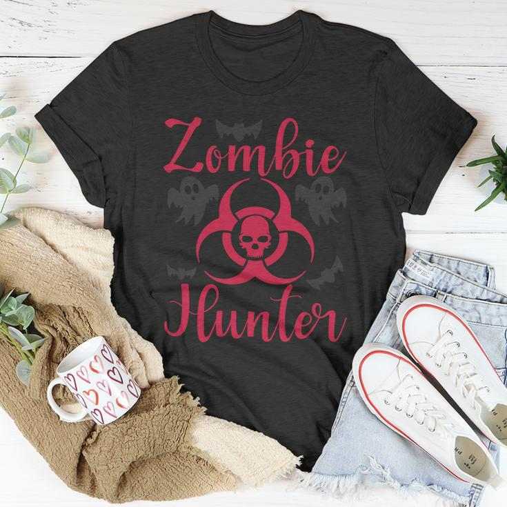 Zombie Hunter Halloween Quote Unisex T-Shirt Unique Gifts