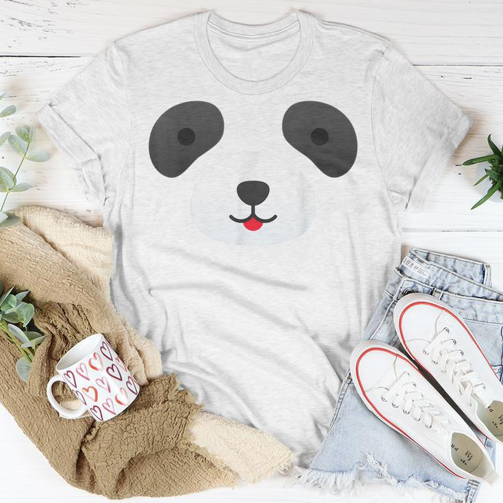 Cute Bear Panda Face Diy Easy Halloween Party Easy Costume Unisex T-Shirt Funny Gifts