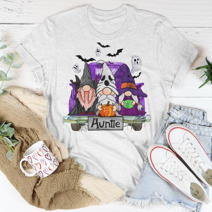 Gnomes Witch Truck Auntie Funny Halloween Costume Unisex T-Shirt Funny Gifts