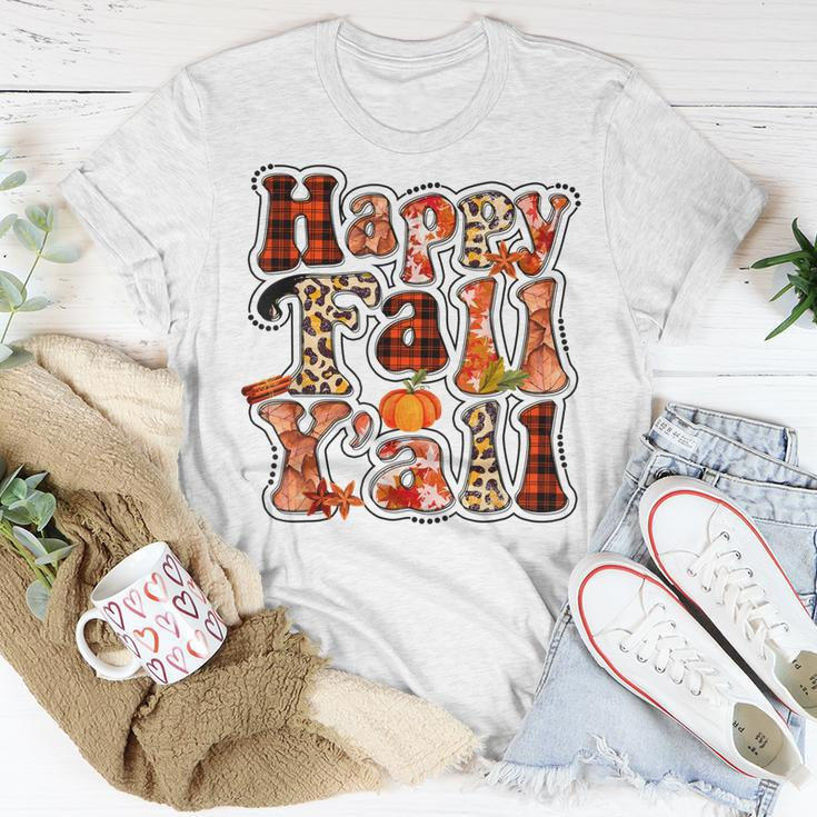 Happy Fall Yall Autumn Vibes Halloween For Autumn Lovers T-shirt Personalized Gifts