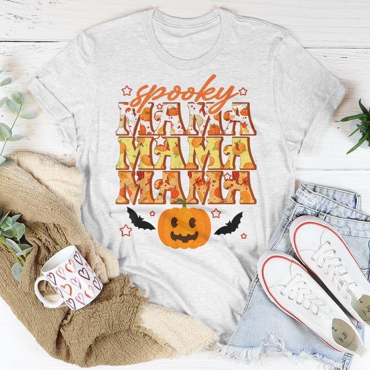 Spooky Mama Spooky Season Funny Halloween Mom Mommy Gifts Unisex T-Shirt Funny Gifts