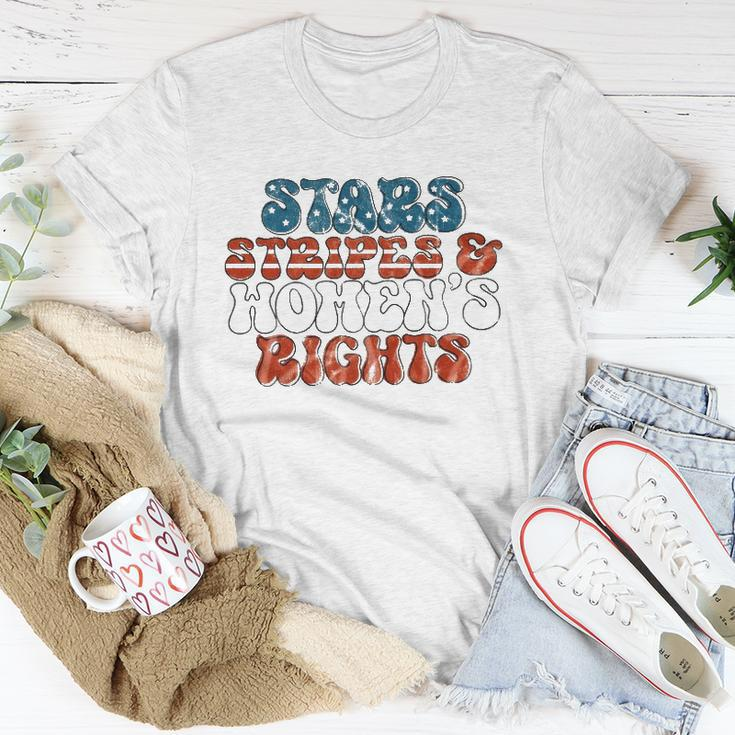 Stars Stripes Women&8217S Rights Patriotic 4Th Of July Pro Choice 1973 Protect Roe Unisex T-Shirt Unique Gifts