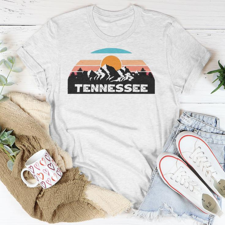 Tennessee Retro Vintage Sunset Mountain Tennessee Lovers Unisex T-Shirt Unique Gifts