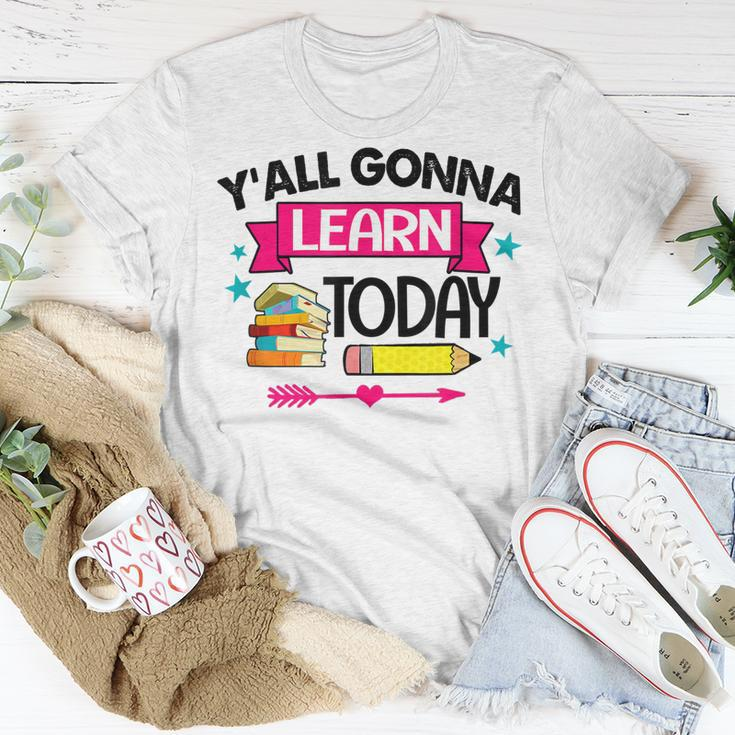 Yall Gonna Learn Today Proud Teacher Life Teaching Job T-shirt Personalized Gifts
