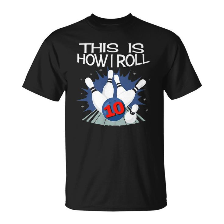 10Th Birthday Bowling  Boys Funny Bday Party Unisex T-Shirt