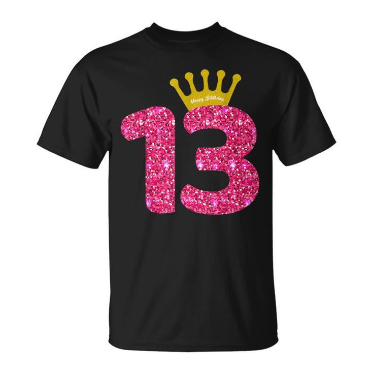 13Th Party Number 13 Year Old Girls 13Th Birthday T-shirt