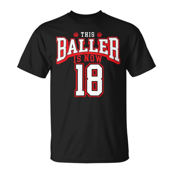 18Th Birthday Basketball Lover 18 Years Old Bday  Unisex T-Shirt