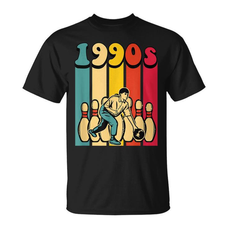 1990S Bowling Retro Vintage Back To The 90S Themed Party T-shirt