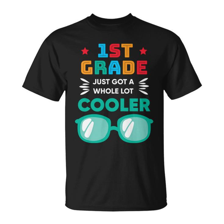 1St Grade Cooler Glassess Back To School First Day Of School Unisex T-Shirt