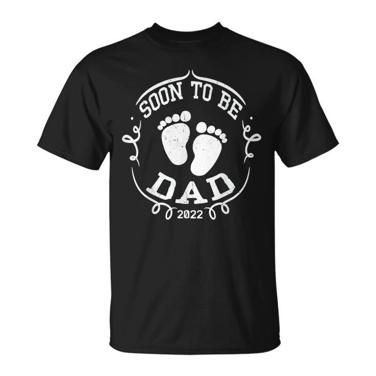 2022 Soon To Be Dad 2022 Fathers Day First Time Daddy T-shirt