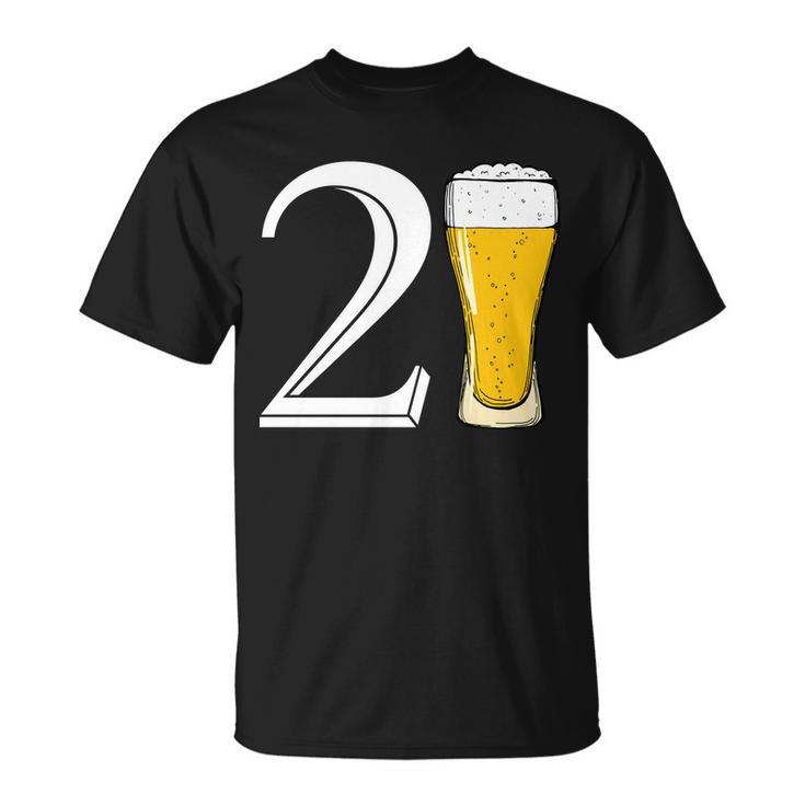 21St Birthday Funny Beer Tshirt Unisex T-Shirt