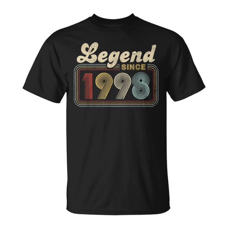 24 Years Old 24Th Birthday Decoration Legend Since 1998  Unisex T-Shirt