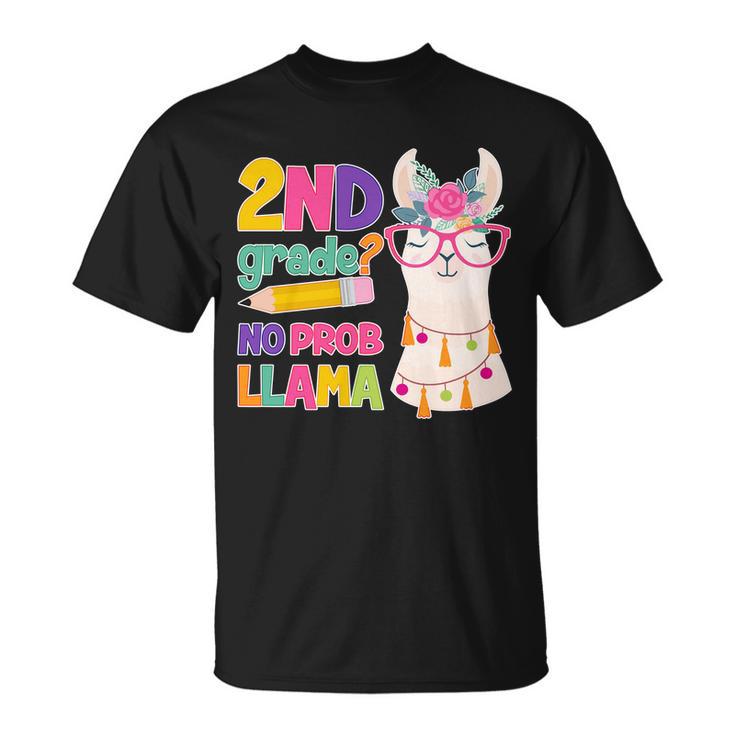 2Nd Grade No Prob Llama Unisex T-Shirt