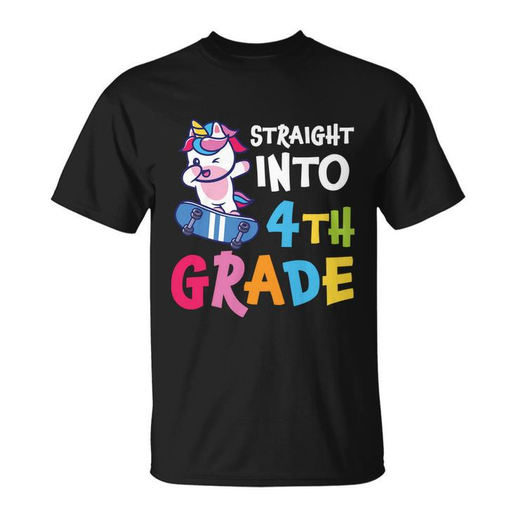 4Th Grade Unicorn Back To School First Day Of School Unisex T-Shirt