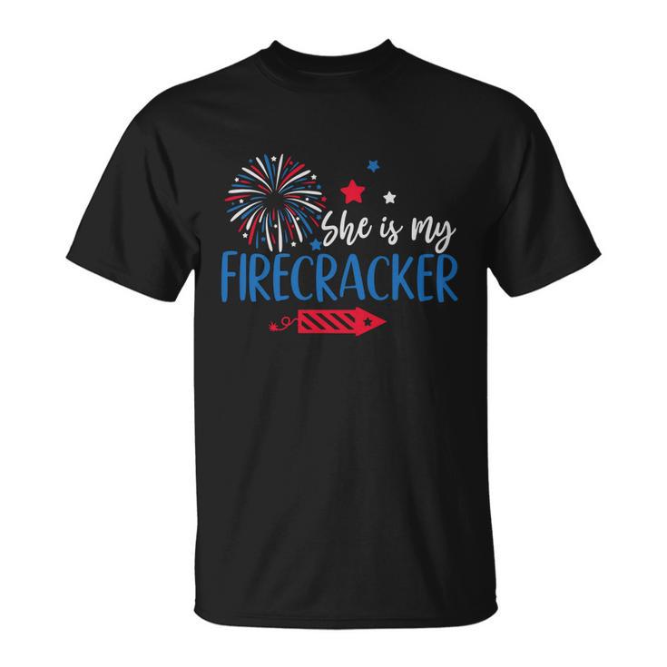 4Th July Shes My Firecrac Unisex T-Shirt