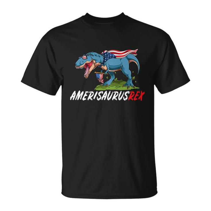 4Th July T Rex America Dinosaur Independence Day Patriot Usa Gift Unisex T-Shirt