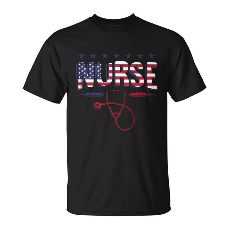 4Th Of July 2021 Or Independence Day Or 4Th Of July Nurse Gift Unisex T-Shirt