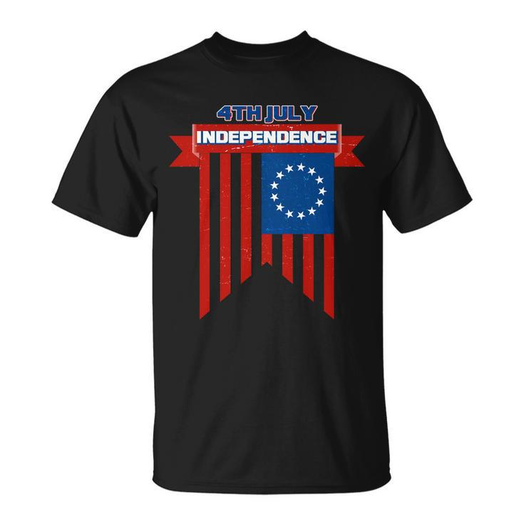 4Th Of July Independence American Flag Unisex T-Shirt
