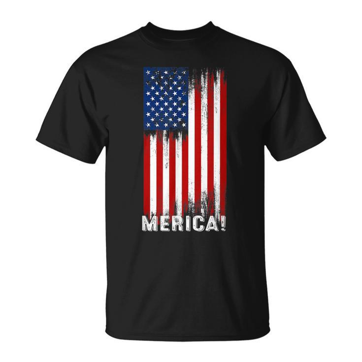 4Th Of July Independence Day Us American Flag Patriotic  Unisex T-Shirt