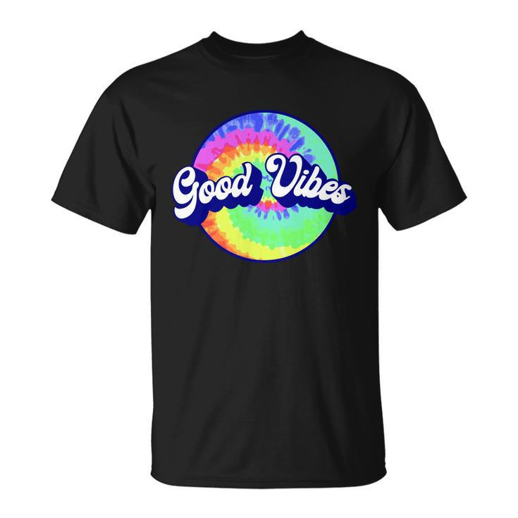 70S Retro Groovy Hippie Good Vibes Unisex T-Shirt