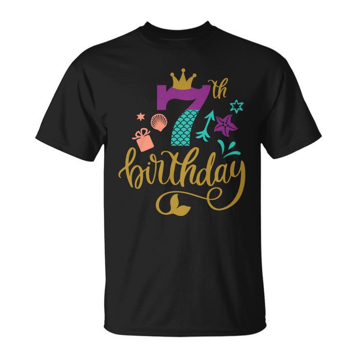 7Th Birthday Cute V2 Unisex T-Shirt