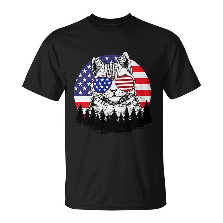 A Meowica Fluff Yeah 4Th Of July Cat Lover Unisex T-Shirt