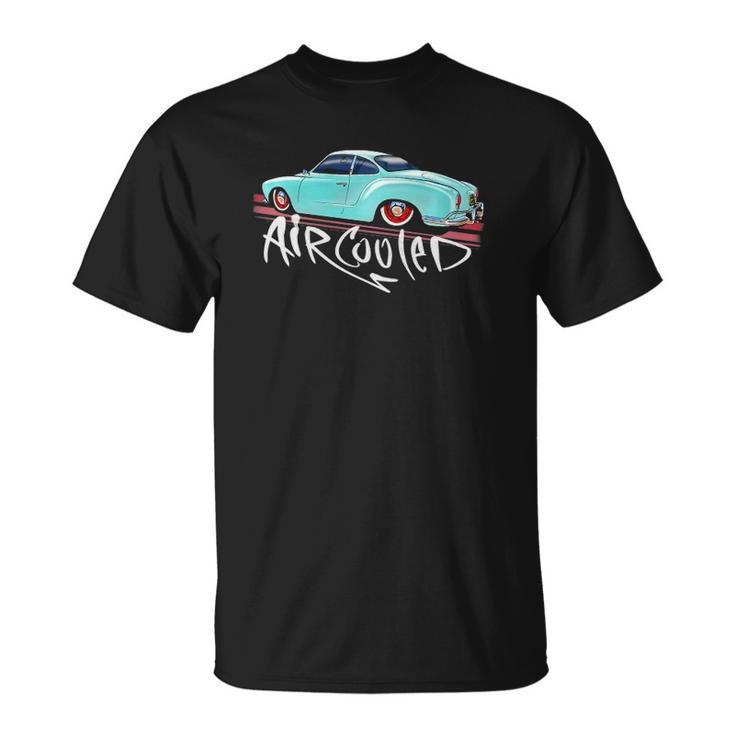 Aircooled Ghia Blue Cars T-shirt