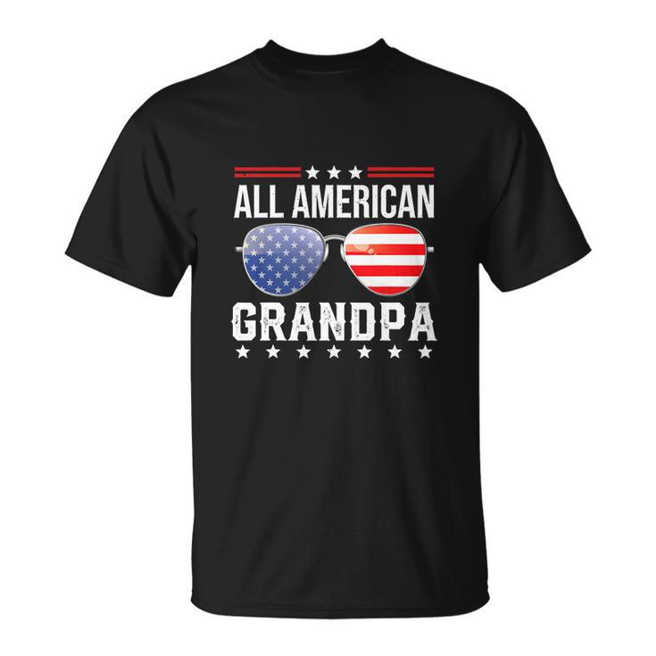 All American Grandpa Fourth 4Th Of July Unisex T-Shirt