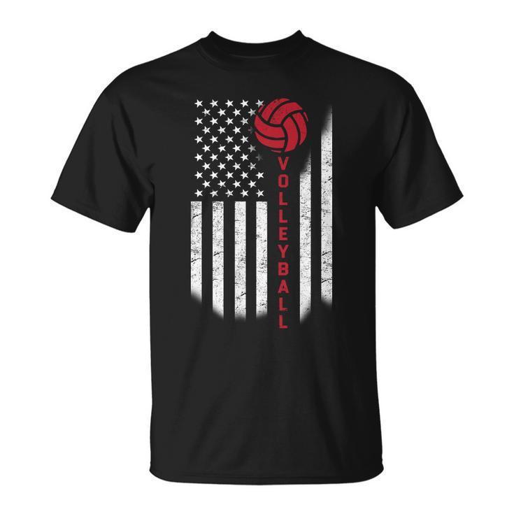 America Volleyball Flag Tshirt Unisex T-Shirt