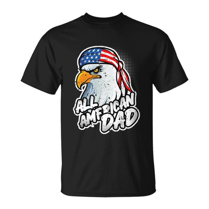 American Bald Eagle Mullet 4Th Of July All American Dad Gift Unisex T-Shirt