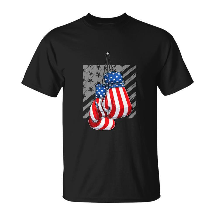 American Boxer Funny 4Th Of July Unisex T-Shirt