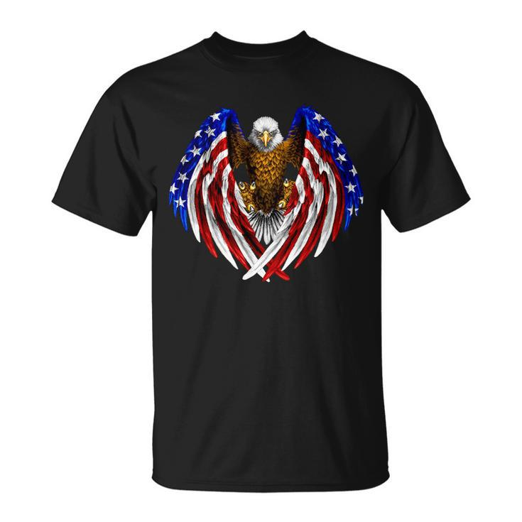 American Flag Eagle V2 Unisex T-Shirt