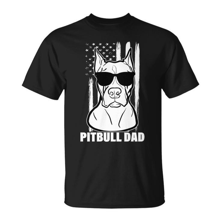 American Pitbull Dad Tshirt Unisex T-Shirt