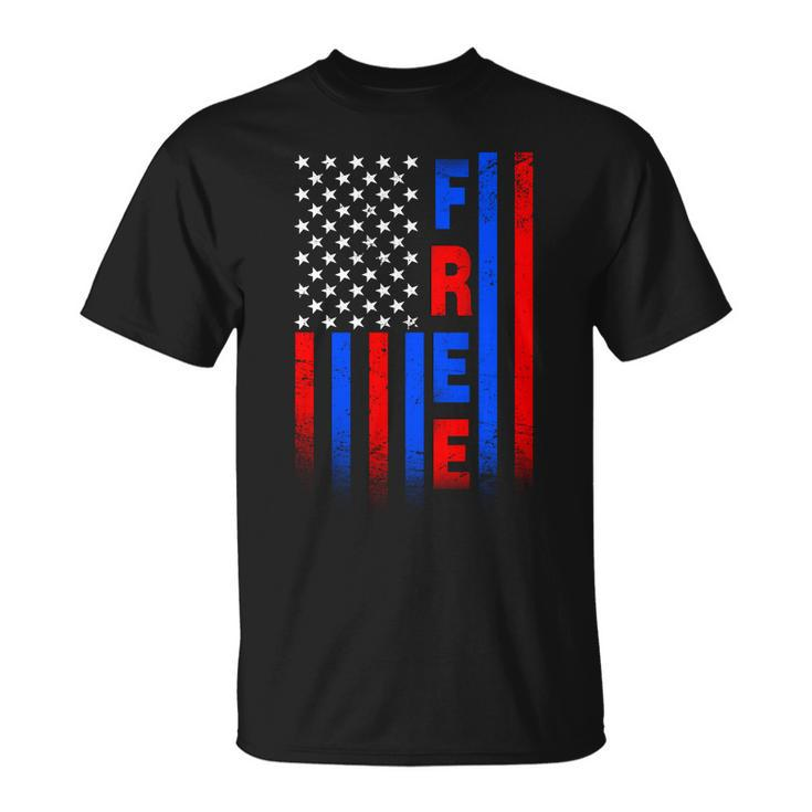 American Pride Freedom Flag Tshirt Unisex T-Shirt