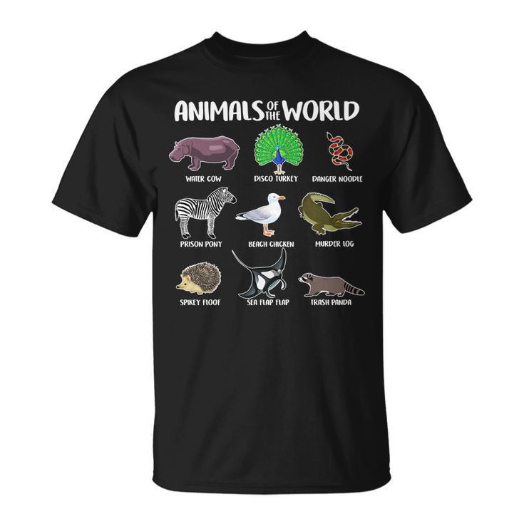 Animals Of The World Tshirt Unisex T-Shirt