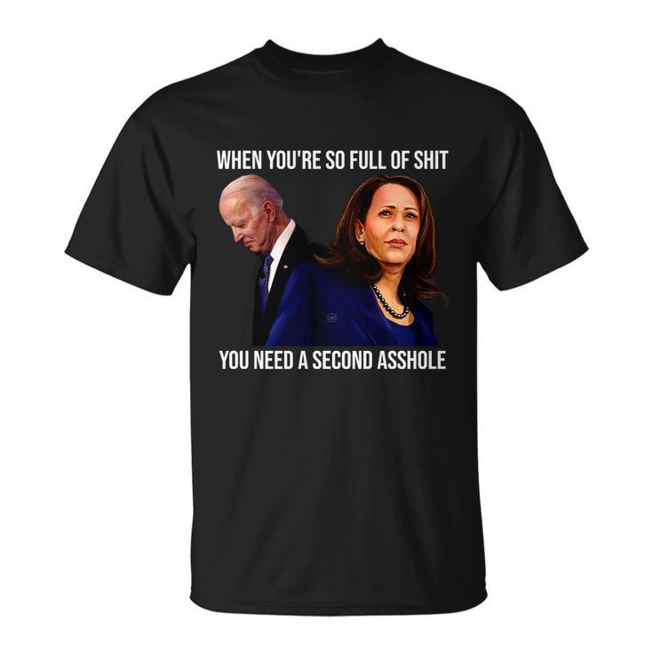 Anti Biden Harris Funny 2021 Anti Biden Shirt Unisex T-Shirt