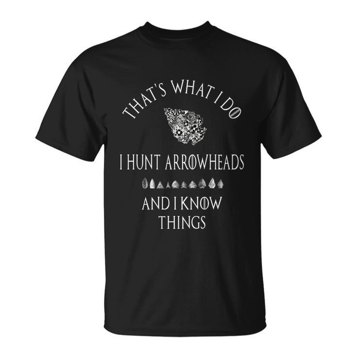 Arrowhead Hunter Artifact Hunting Collecting Archery Meaningful T-shirt