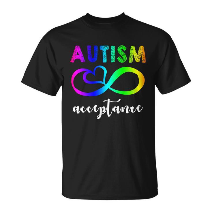 Autism Acceptance Rainbow Tshirt Unisex T-Shirt