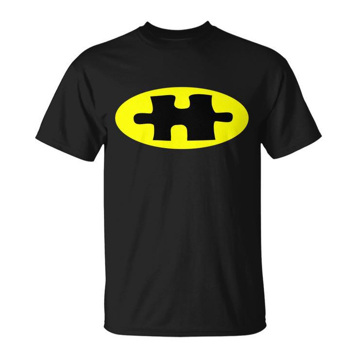 Autism Awareness Bat Puzzle Logo Tshirt Unisex T-Shirt