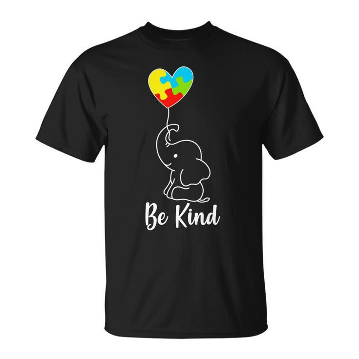 Autism Awareness Be Kind Elephant Tshirt Unisex T-Shirt