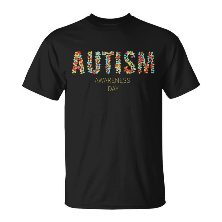 Autism Awareness Day Tshirt Unisex T-Shirt