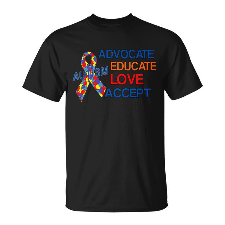 Autism Awareness Educate Tshirt Unisex T-Shirt