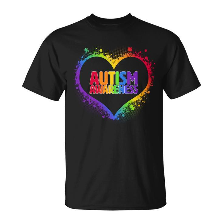 Autism Awareness - Full Of Love Unisex T-Shirt