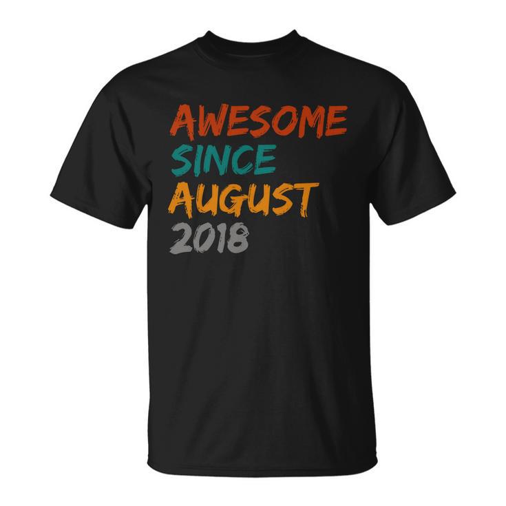 Awesome Since August  V4 Unisex T-Shirt